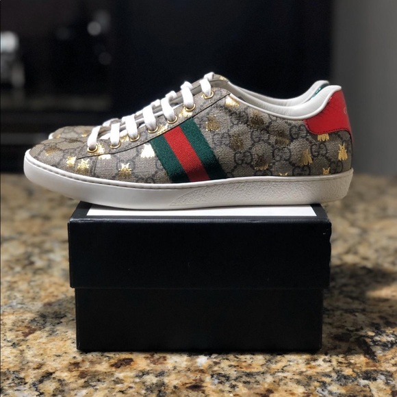 Gucci GG Supreme Ace Bee - Picture 4 of 5